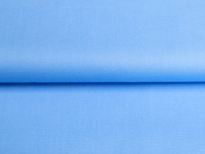 Webware Baumwolle Popeline - uni helles blau