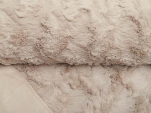 Zottel-Wellnessfleece Fur - uni beige