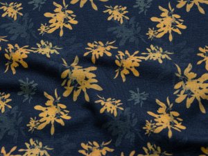 Jersey Digitaldruck Little Mistletoe by House of Inés - Mistelzweige - blau