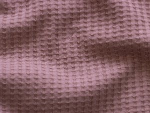 Leichter Waffeljersey - uni mauve