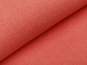 Glattes Bündchen im Schlauch 35 cm - meliert altorange