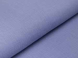 Baumwoll Musselin Double Gauze - uni blau