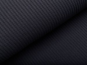 Leichter Waffeljersey - uni grau