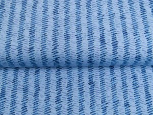 Jersey Avalana - einzigartiges Muster - blau