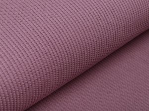Leichter Waffeljersey - uni altpink