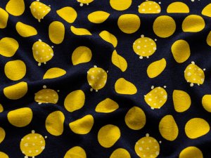 Jersey Viskose Eigenproduktion by SchickLiesel Tiny Dots - gemusterte Punkte - schwarz