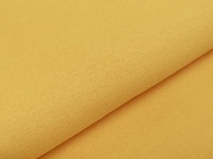 Glattes Bündchen im Schlauch 35 cm - uni gelb
