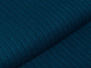  Struktur Strickstoff Viskose - Cordoptik - uni petrol