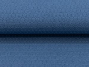 Leichter Strickstoff Baumwolle - Drops - uni jeansblau