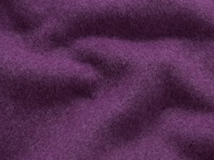 Baumwoll Fleece Swafing Cassy - uni beere