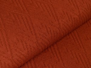 Struktur Strickstoff - gemusterte Rauten - uni steinrot
