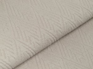Struktur Strickstoff - gemusterte Rauten - uni beige