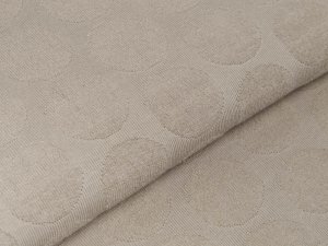 Struktur Strickstoff - 3D-Kreise - uni beige