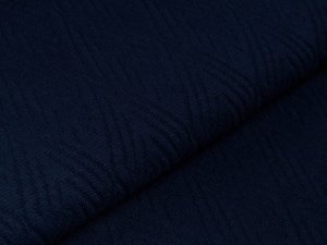 Struktur Strickstoff - gemusterte Rauten - uni marine