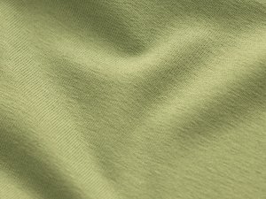 Glattes Bündchen im Schlauch - uni altgrün