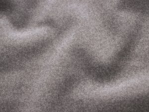 Wollstoffimitat waschbar - taupe meliert