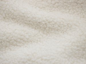 Bouclé Mantelstoff  420g/qm - uni ecru