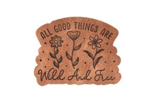 Jessy Sewing Kunstleder - "All Good Things" - braun