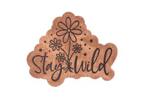 Jessy Sewing Kunstleder - "Stay Wild" - braun