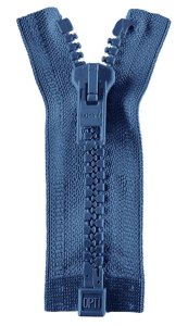 Reißverschluss Opti P60 Werra teilbar 75 cm - jeansblau