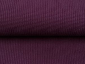Jersey Waffeloptik Snoozy - uni violett