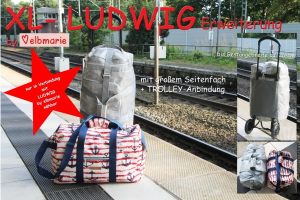 Papierschnittmuster elbmarie Sport- oder Reisetasche LUDWIG XL - Taschenergänzung