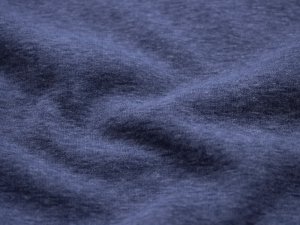 Alpenfleece Melange - dunkelblau meliert
