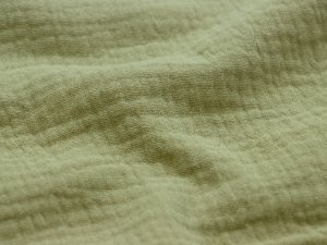 Musselin Baumwolle Double Gauze - uni olive