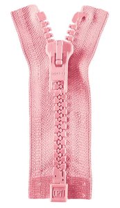 Reißverschluss Opti P60 Werra teilbar 75 cm - rosa