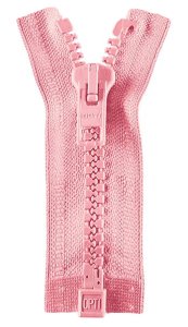 Reißverschluss Opti P60 Werra teilbar 70 cm - rosa