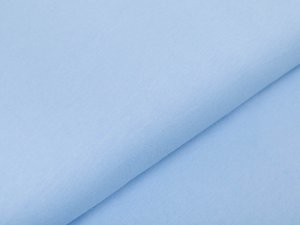 Single Jersey Sanetta - uni helles blau