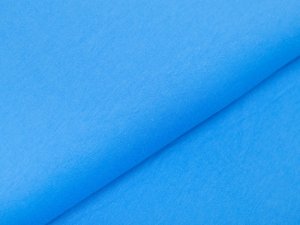 Single Jersey Sanetta - uni blau