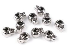 Kordelstopper Metall ca. 14 mm x 18 mm - für Kordeln mit 4 mm Durchmesser - silberfarben