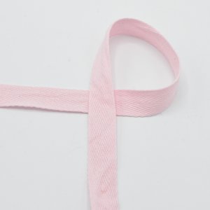 Twillband Baumwollköperband ca. 20 mm - uni rosa