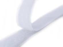 Klettband zum Aufnähen Flauschband & Hakenband ca. 20 mm x 50 cm - weiß