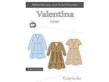 Papier-Schnittmuster Fadenkäfer - Kleid VALENTINA - Damen 