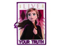 Applikation zum Aufbügeln Disney-Frozen II - Anna-Your Truth - weiß