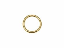 O-Ring Rundring 20 mm Metall - 4 Stück - gold