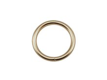 O-Ring Rundring 30 mm Metall - 2 Stück - gold
