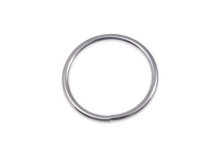 O-Ring Rundring 35 mm Metall - 2 Stück - silber