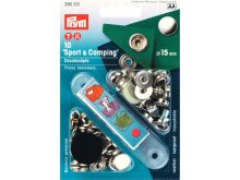 Prym 10 NF-Druckknopf Sport & Camping - silberfarben