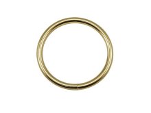 O-Ring Rundring 40 mm Metall - 2 Stück - gold