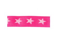 Gurtband ca. 40 mm - Sterne - dunkles rosa