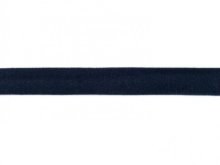 Jersey-Schrägband 20mm nachtblau
