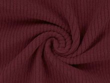 Cord Stretch Washed - 2 mm Breite Rippen - uni dunkles bordeaux