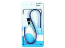 Kurvenlineal flexibel 30 cm - blau