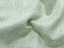 Leinen Baumwolle gewebt - meliert - altgrün