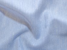 Leinen Baumwolle gewebt - meliert - hellblau
