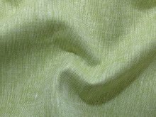 Leinen Baumwolle gewebt - meliert - apfelgrün