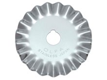 Ersatzklinge für Rollschneider OLFA mit Zacken 45 mm/1 Stück